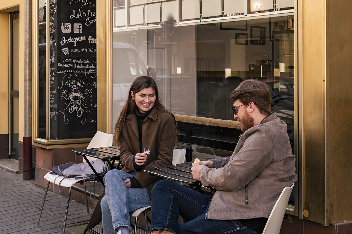 Verkostung im Café
