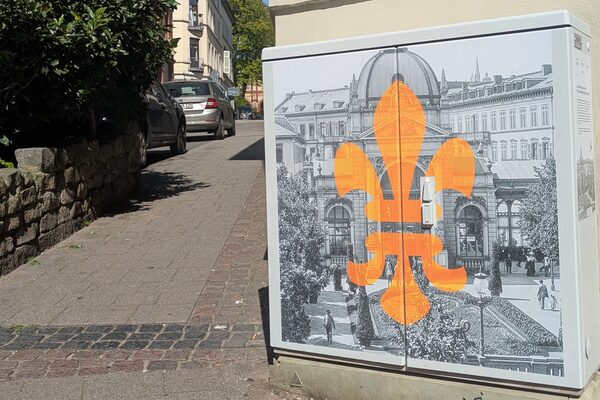Designed electricity boxes beautify the city center