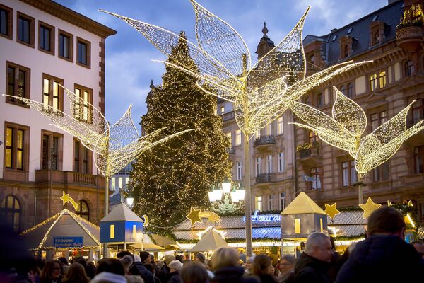 Shooting star market in Wiesbaden