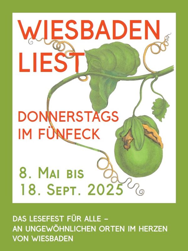 Program booklet of "Wiesbaden reads in summer"